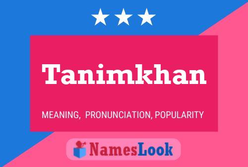 Tanimkhan Naam Poster