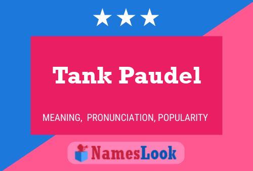 Tank Paudel Naam Poster