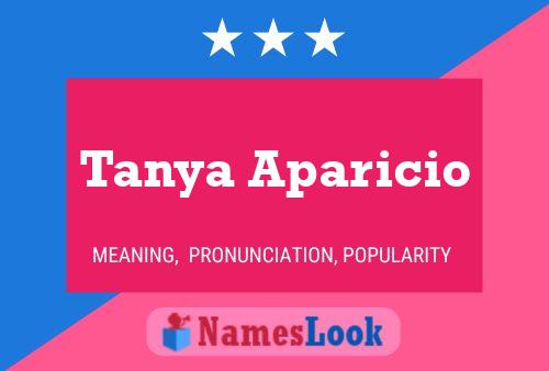 Tanya Aparicio Naam Poster