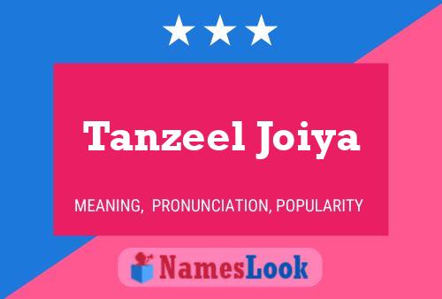 Tanzeel Joiya Naam Poster