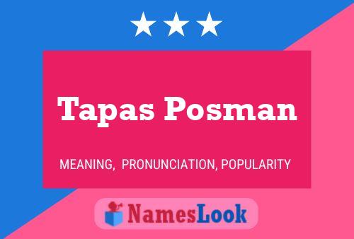 Tapas Posman Naam Poster