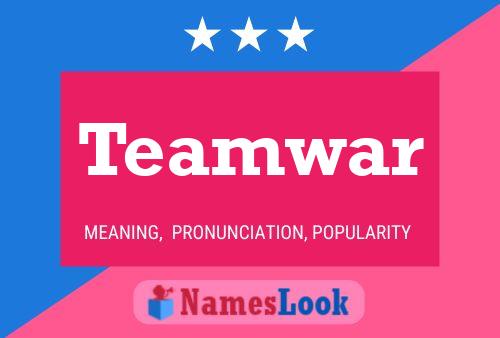 Teamwar Naam Poster