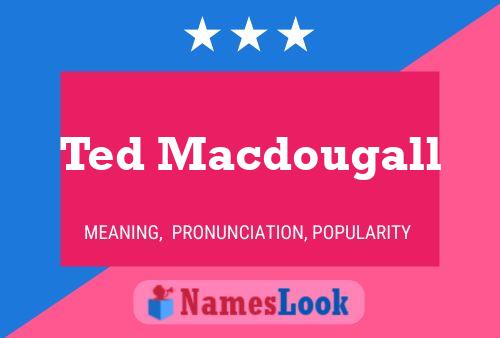 Ted Macdougall Naam Poster