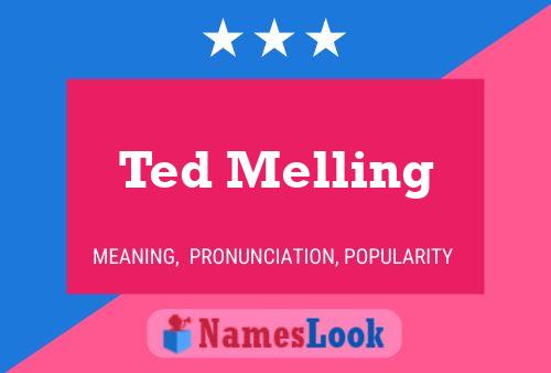 Ted Melling Naam Poster