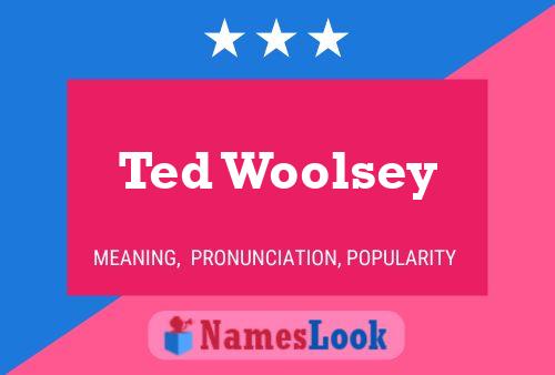 Ted Woolsey Naam Poster