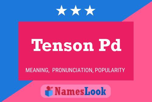 Tenson Pd Naam Poster