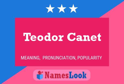 Teodor Canet Naam Poster