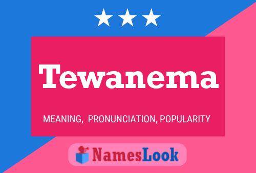 Tewanema Naam Poster