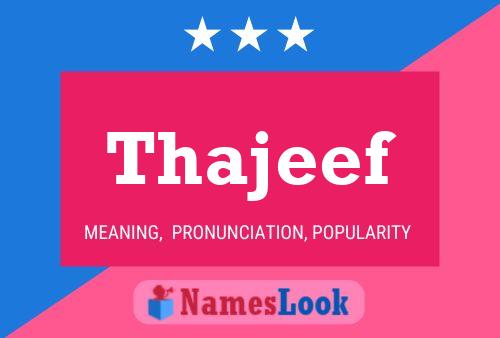 Thajeef Naam Poster