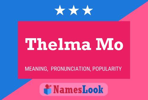 Thelma Mo Naam Poster