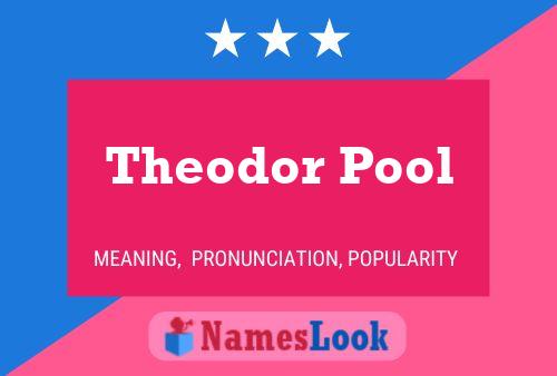 Theodor Pool Naam Poster