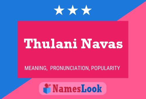 Thulani Navas Naam Poster