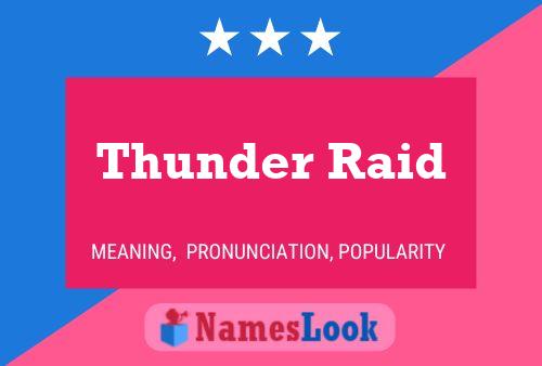 Thunder Raid Naam Poster