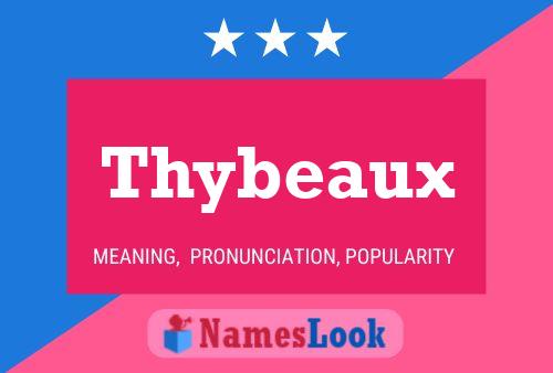 Thybeaux Naam Poster