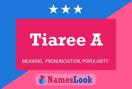 Tiaree A Naam Poster