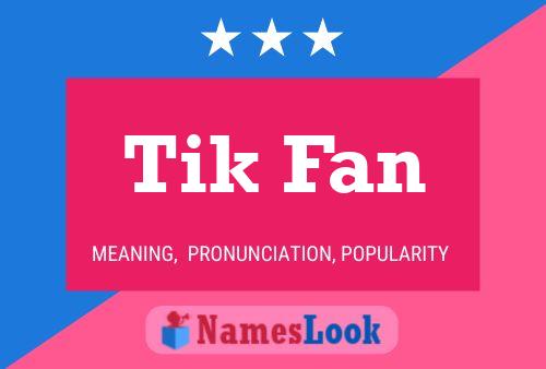 Tik Fan Naam Poster