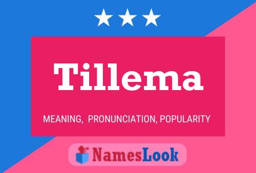 Tillema Naam Poster