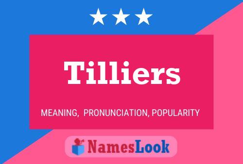 Tilliers Naam Poster