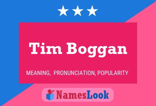 Tim Boggan Naam Poster