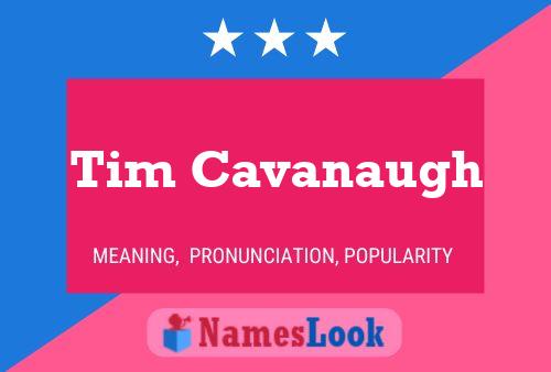 Tim Cavanaugh Naam Poster