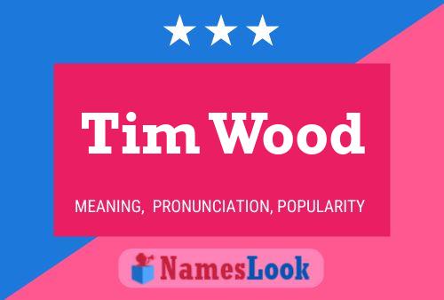 Tim Wood Naam Poster