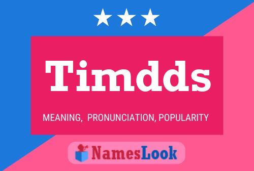 Timdds Naam Poster