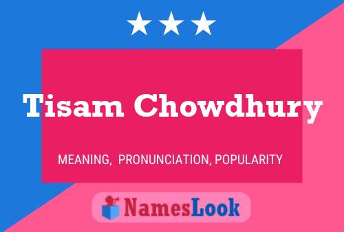 Tisam Chowdhury Naam Poster