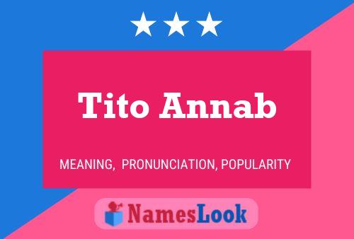 Tito Annab Naam Poster