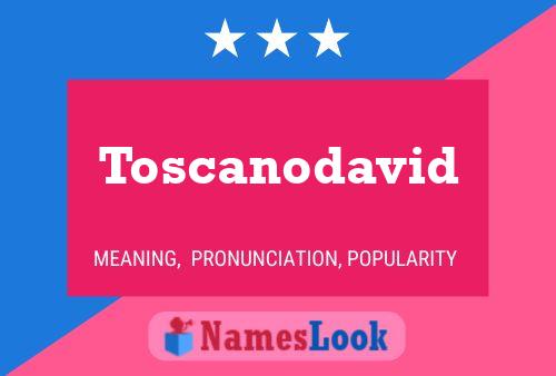 Toscanodavid Naam Poster