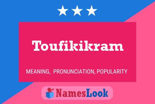 Toufikikram Naam Poster