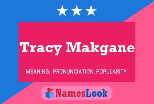 Tracy Makgane Naam Poster