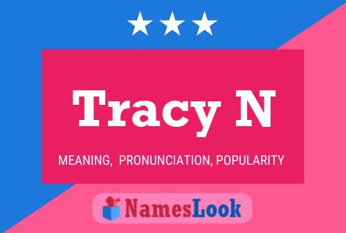 Tracy N Naam Poster