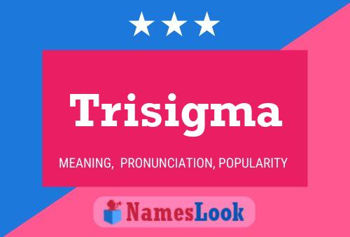 Trisigma Naam Poster