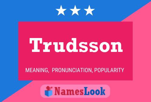 Trudsson Naam Poster