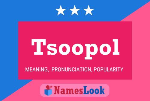 Tsoopol Naam Poster