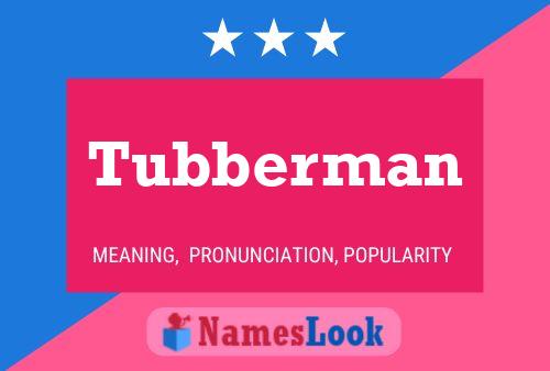 Tubberman Naam Poster