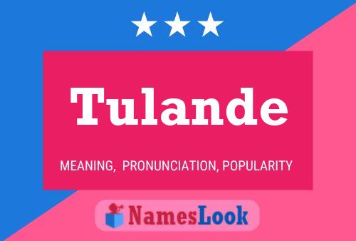 Tulande Naam Poster