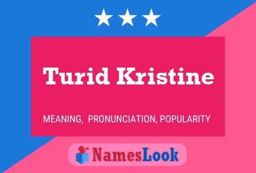 Turid Kristine Naam Poster