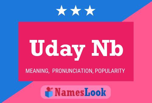 Uday Nb Naam Poster