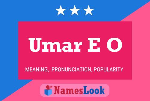 Umar E O Naam Poster