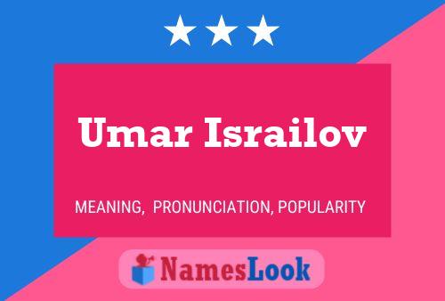 Umar Israilov Naam Poster