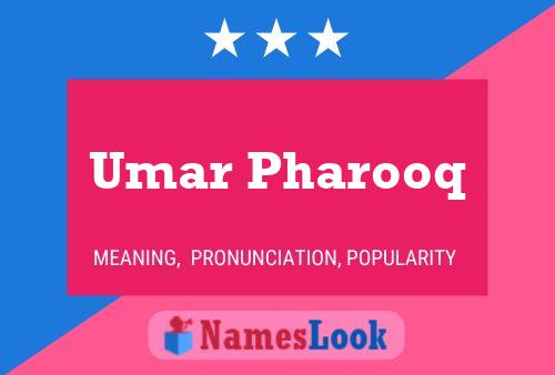 Umar Pharooq Naam Poster