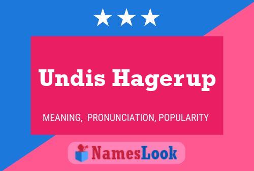 Undis Hagerup Naam Poster