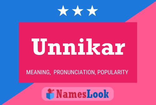 Unnikar Naam Poster