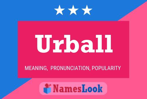 Urball Naam Poster