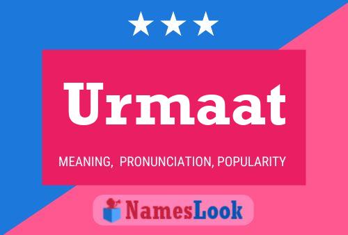 Urmaat Naam Poster