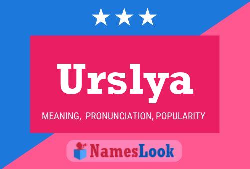 Urslya Naam Poster