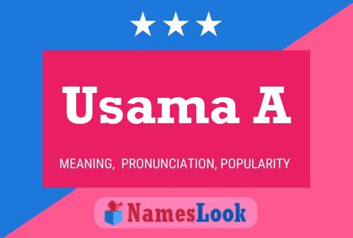 Usama A Naam Poster