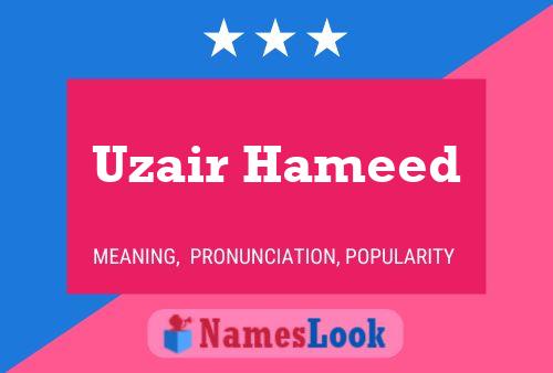 Uzair Hameed Naam Poster