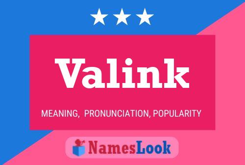 Valink Naam Poster